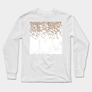 Fantaisie marble rose gold Long Sleeve T-Shirt